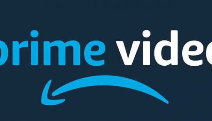 Logo von Prime Video mit weißer Schrift auf dunkelblauem Hintergrund.